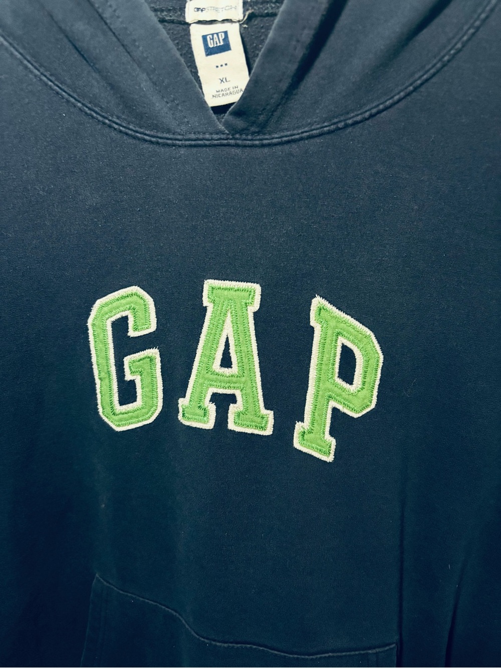 Women’s Gap Sweatshirt XL Hoodie Navy Blue - Picture 3 of 3